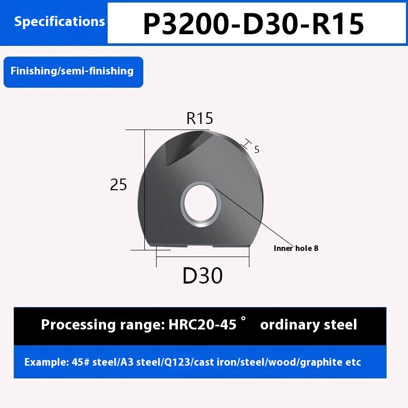 1149-South Lion Ball End Semicircular Inserts Finishing R4R5R6R8R10R12.5R15R16 20ZPFG/BNMP3202 Shandong Denso Pricision Tools Co.,Ltd.